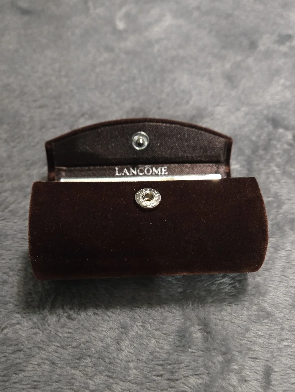Lancome Velvet Lipstick Holder Shimmer Brown With Mirror